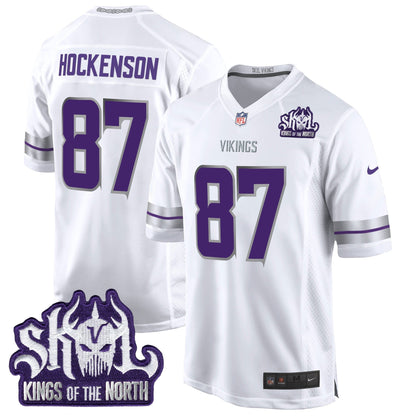 MIN 2024 Winter Warrior Skol Patch Game Jersey - All Stitched-DTD