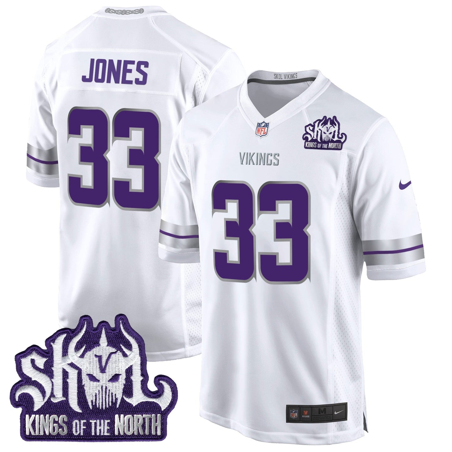 MIN 2024 Winter Warrior Skol Patch Game Jersey - All Stitched-DTD