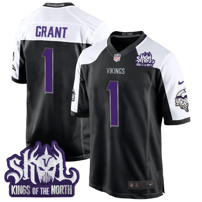 MIN 2024 Winter Warrior Skol Patch Game Jersey - All Stitched-DTD