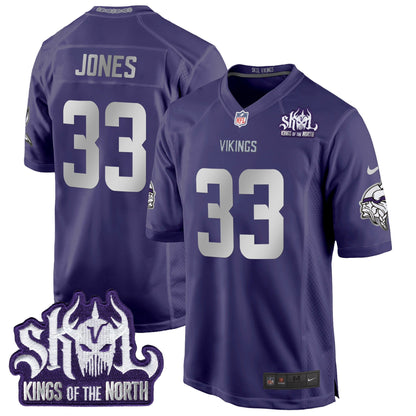 MIN 2024 Winter Warrior Skol Patch Game Jersey - All Stitched-DTD
