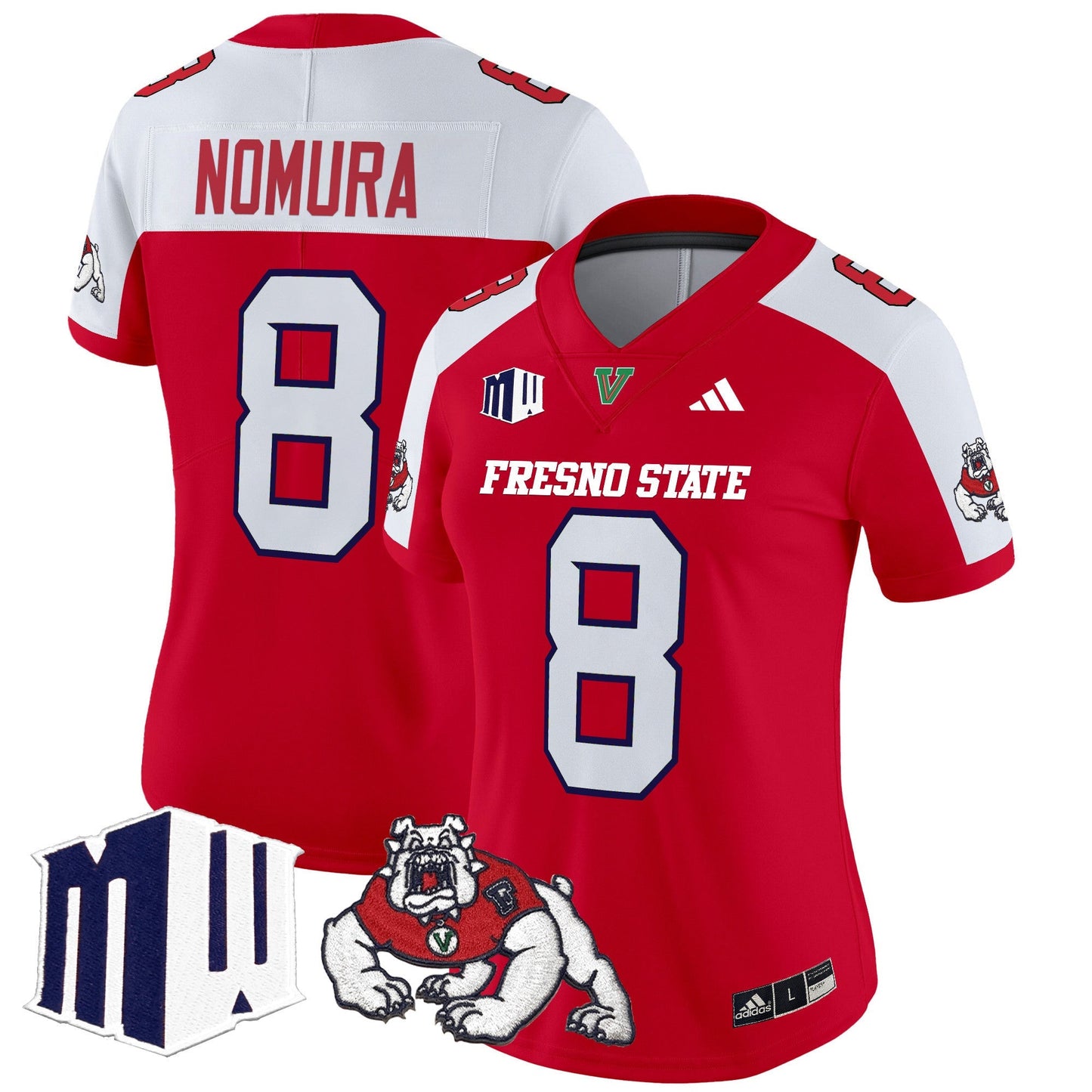 Women's Fresno State Bulldogs 2024 Vapor Limited Jersey - All Stitched