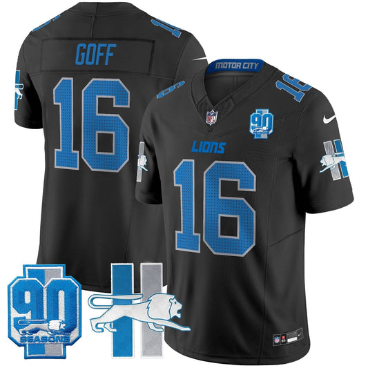 Detroit Lion 1946 Throwback Vapor Limited Jersey - All Stitched-DTD