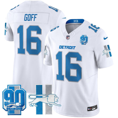 Detroit Lion 1946 Throwback Vapor Limited Jersey - All Stitched-DTD
