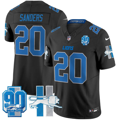 Detroit Lion 1946 Throwback Vapor Limited Jersey - All Stitched-DTD