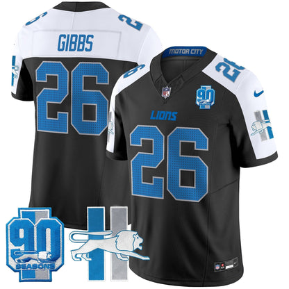 Detroit Lion 1946 Throwback Vapor Limited Jersey - All Stitched-DTD