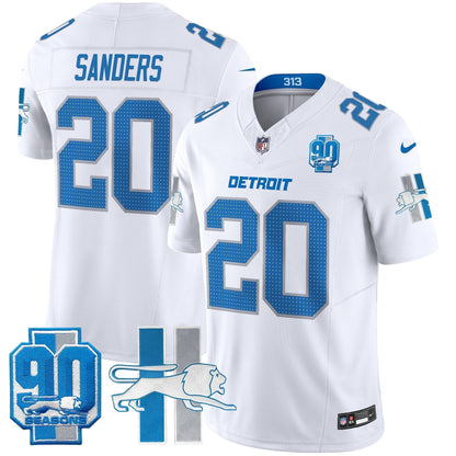 Detroit Lion 1946 Throwback Vapor Limited Jersey - All Stitched-DTD