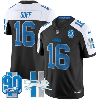 Detroit Lion 1946 Throwback Vapor Limited Jersey - All Stitched-DTD