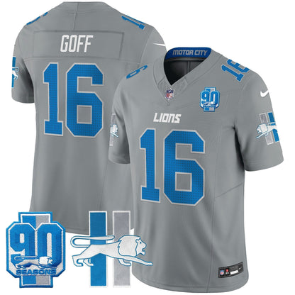 Detroit Lion 1946 Throwback Vapor Limited Jersey - All Stitched-DTD