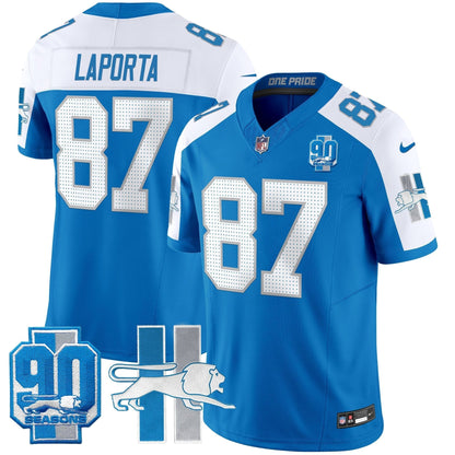 Detroit Lion 1946 Throwback Vapor Limited Jersey - All Stitched-DTD