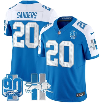 Detroit Lion 1946 Throwback Vapor Limited Jersey - All Stitched-DTD