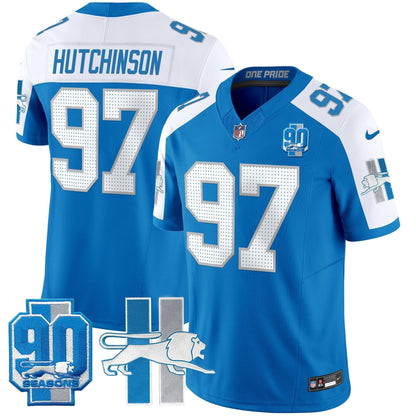 Detroit Lion 1946 Throwback Vapor Limited Jersey - All Stitched-DTD