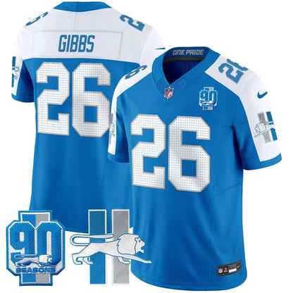 Detroit Lion 1946 Throwback Vapor Limited Jersey - All Stitched-DTD