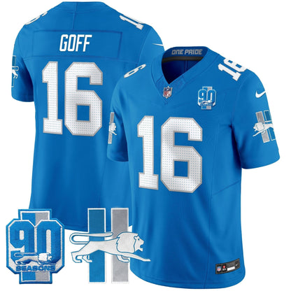 Detroit Lion 1946 Throwback Vapor Limited Jersey - All Stitched-DTD