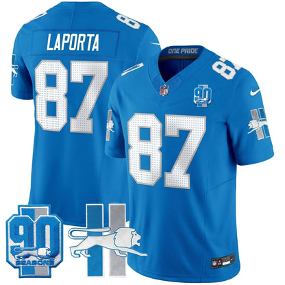 Detroit Lion 1946 Throwback Vapor Limited Jersey - All Stitched-DTD