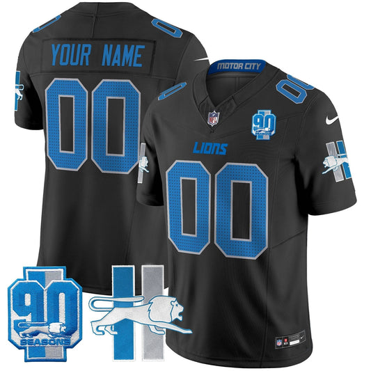 Detroit Lion 1946 Throwback Vapor Limited Custom Jersey - All Stitched-DTD
