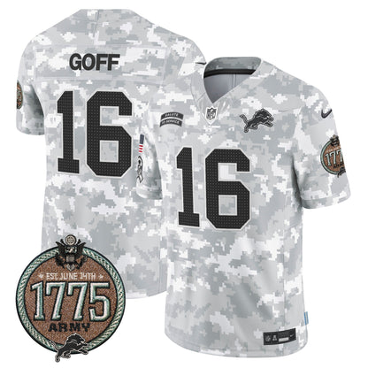 DET 2024 Salute to Service Establishment Year Patch Vapor Limited Jersey - All Stitched-DTD