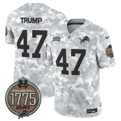 DET 2024 Salute to Service Establishment Year Patch Vapor Limited Jersey - All Stitched-DTD