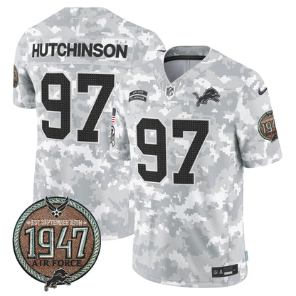 DET 2024 Salute to Service Establishment Year Patch Vapor Limited Jersey - All Stitched-DTD