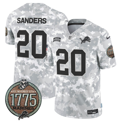 DET 2024 Salute to Service Establishment Year Patch Vapor Limited Jersey - All Stitched-DTD