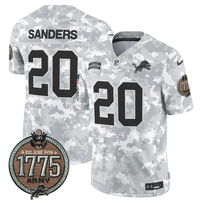 DET 2024 Salute to Service Establishment Year Patch Vapor Limited Jersey - All Stitched-DTD