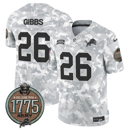 DET 2024 Salute to Service Establishment Year Patch Vapor Limited Jersey - All Stitched-DTD