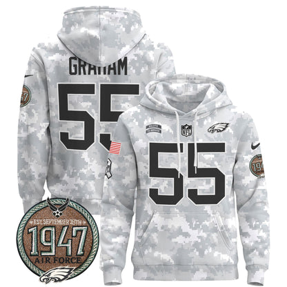 PHI 2024 Salute to Service Establishment Year Patch Pullover Hoodie-DTD