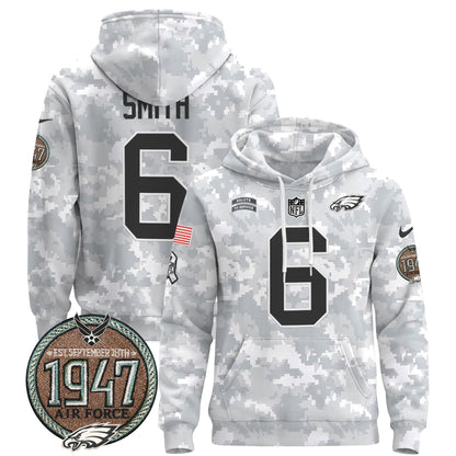 PHI 2024 Salute to Service Establishment Year Patch Pullover Hoodie-DTD