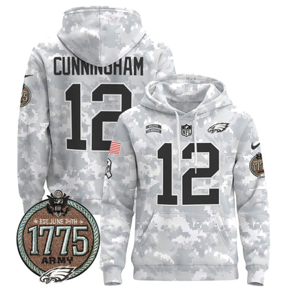 PHI 2024 Salute to Service Establishment Year Patch Pullover Hoodie-DTD