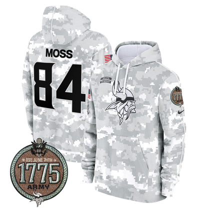 MIN 2024 Salute to Service Establishment Year Patch Fleece Pullover Hoodie-DTD