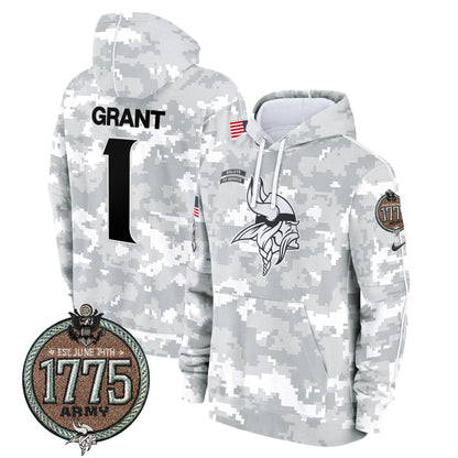MIN 2024 Salute to Service Establishment Year Patch Fleece Pullover Hoodie-DTD