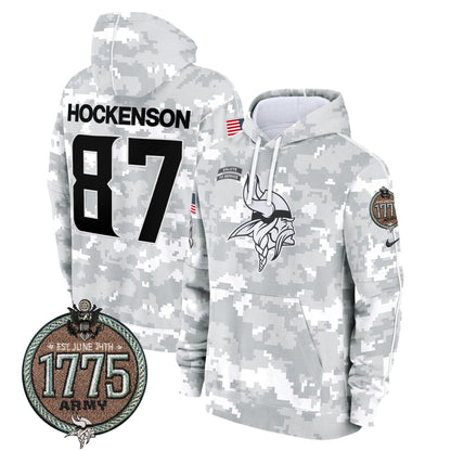 MIN 2024 Salute to Service Establishment Year Patch Fleece Pullover Hoodie-DTD