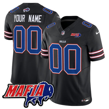 BUF 2025 Bills Mafia Patch Vapor Limited Custom Jersey - All Stitched-DTD
