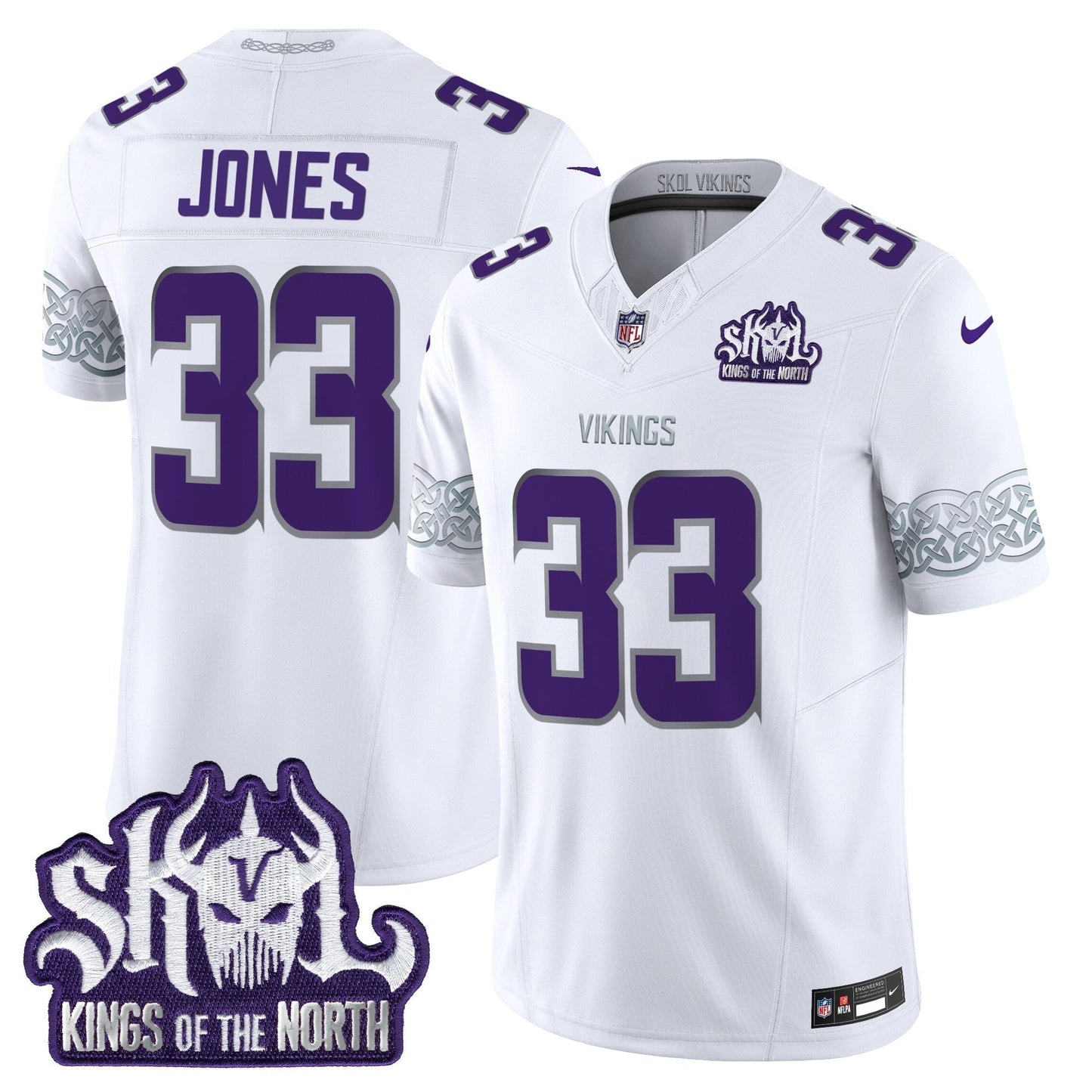 MIN King Of The North Patch Vapor Limited Jersey V2 - All Stitched-DTD
