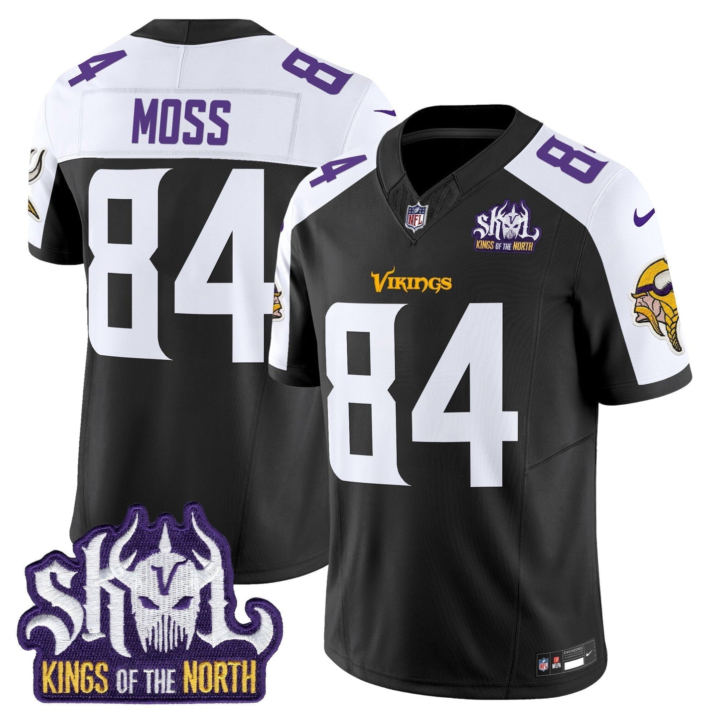 MIN King Of The North Patch Vapor Limited Jersey V2 - All Stitched-DTD