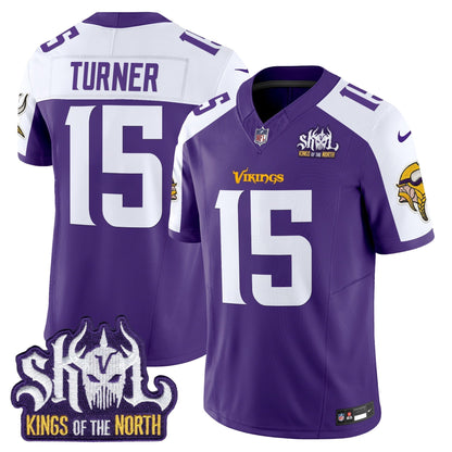 MIN King Of The North Patch Vapor Limited Jersey V2 - All Stitched-DTD