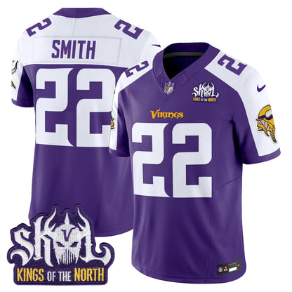 MIN King Of The North Patch Vapor Limited Jersey V2 - All Stitched-DTD