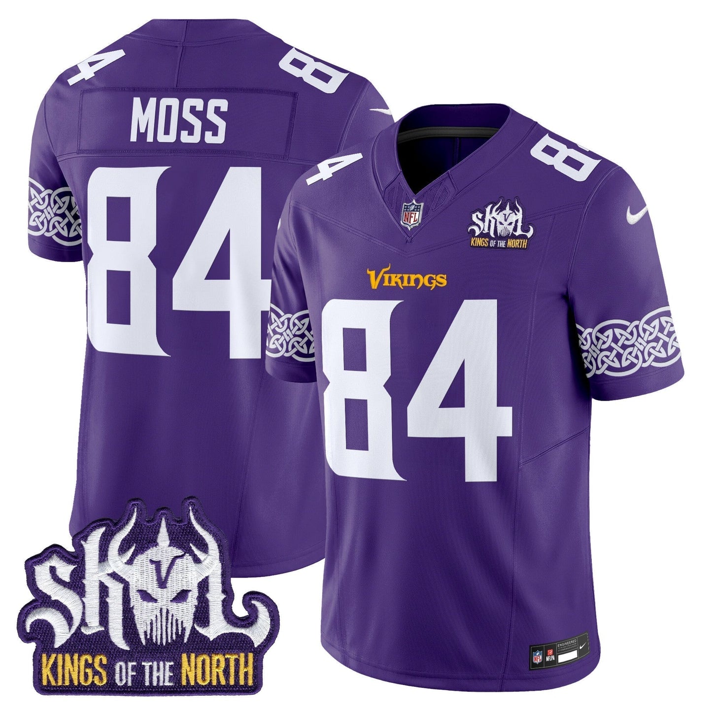 MIN King Of The North Patch Vapor Limited Jersey V2 - All Stitched-DTD