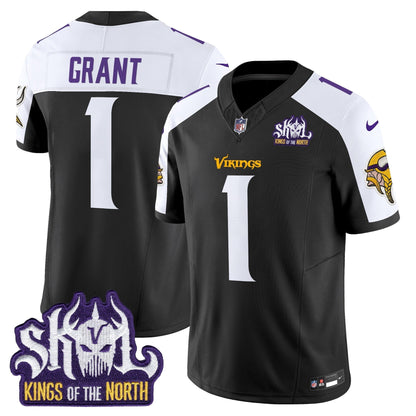 MIN King Of The North Patch Vapor Limited Jersey V2 - All Stitched-DTD