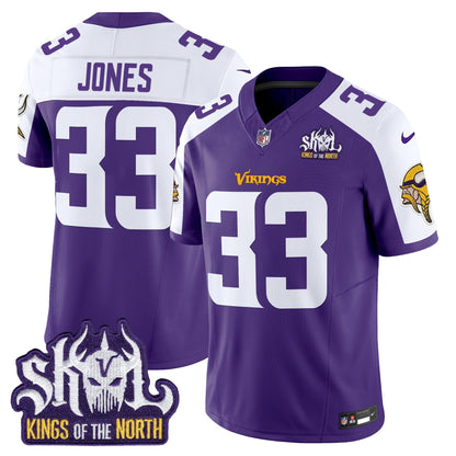 MIN King Of The North Patch Vapor Limited Jersey V2 - All Stitched-DTD