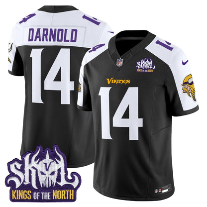 MIN King Of The North Patch Vapor Limited Jersey V2 - All Stitched-DTD