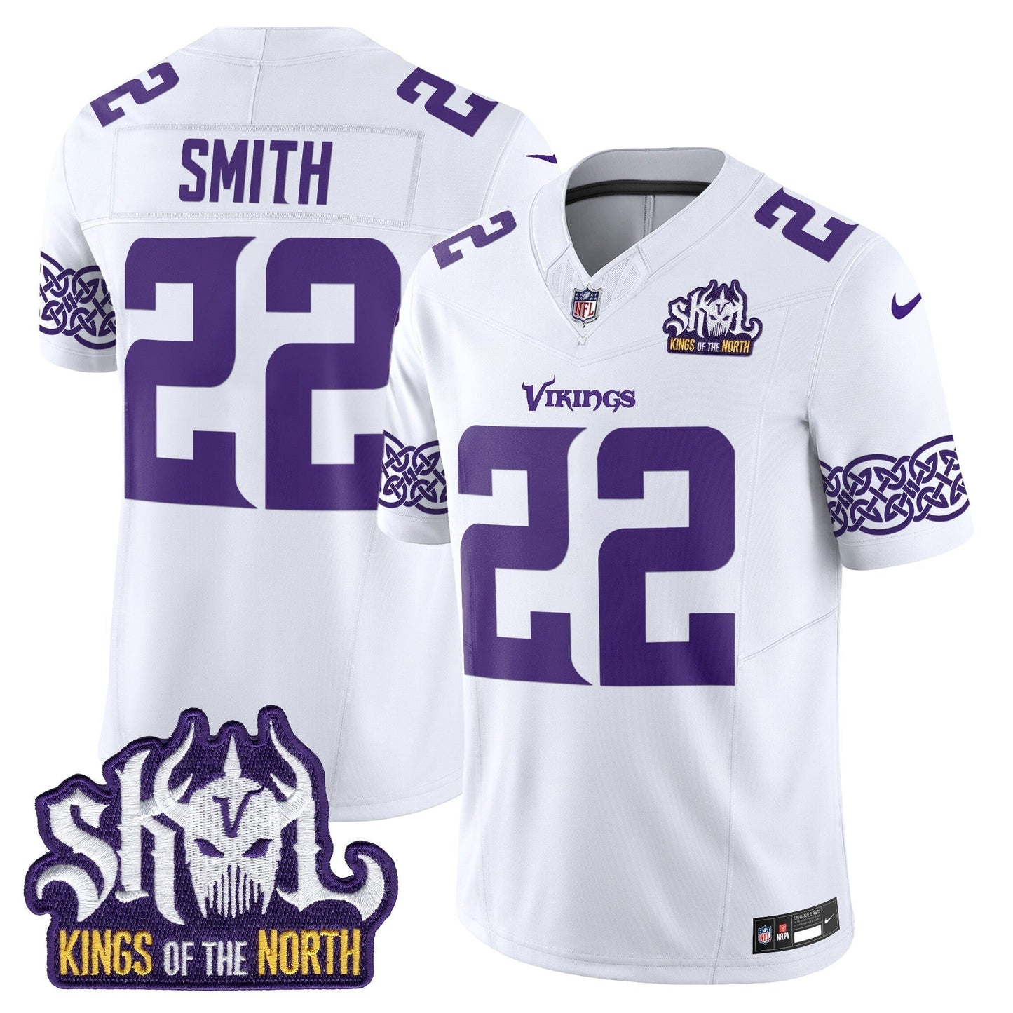 MIN King Of The North Patch Vapor Limited Jersey V2 - All Stitched-DTD