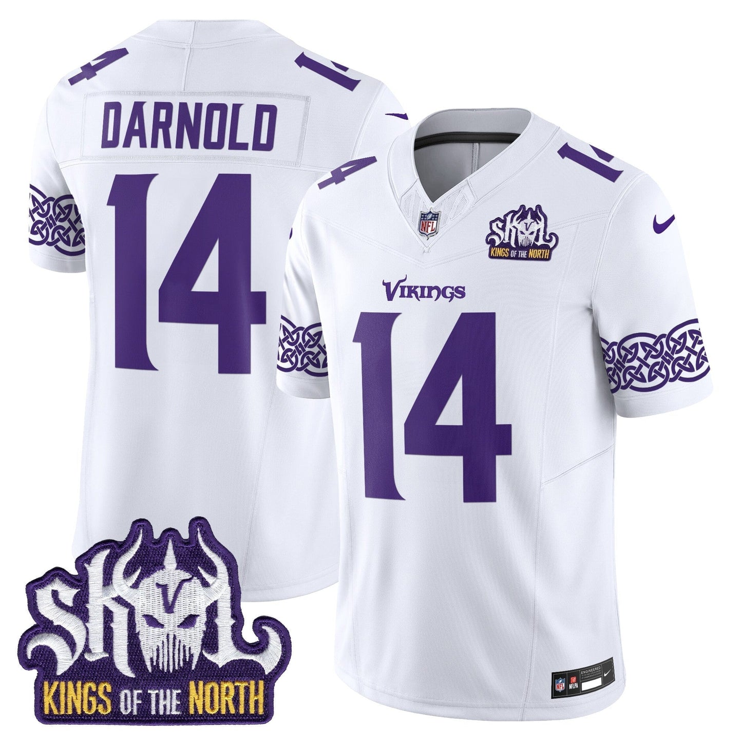 MIN King Of The North Patch Vapor Limited Jersey V2 - All Stitched-DTD
