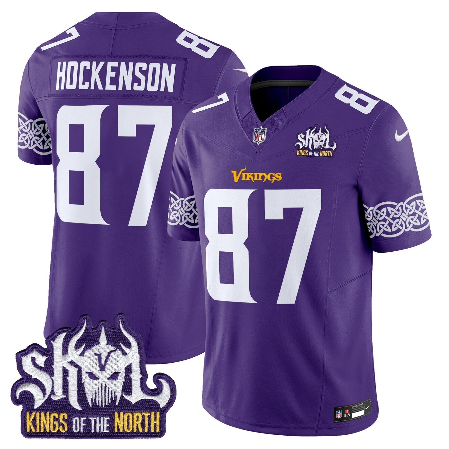 MIN King Of The North Patch Vapor Limited Jersey V2 - All Stitched-DTD