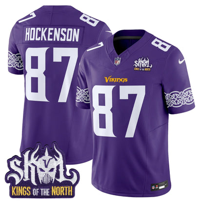 MIN King Of The North Patch Vapor Limited Jersey V2 - All Stitched-DTD