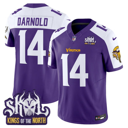 MIN King Of The North Patch Vapor Limited Jersey V2 - All Stitched-DTD