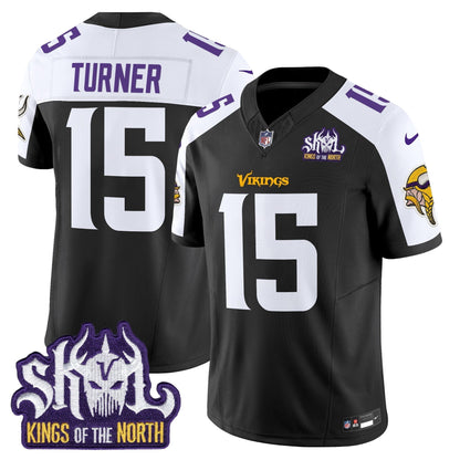 MIN King Of The North Patch Vapor Limited Jersey V2 - All Stitched-DTD