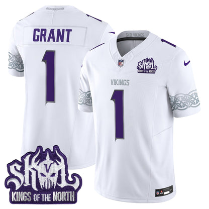 MIN King Of The North Patch Vapor Limited Jersey V2 - All Stitched-DTD