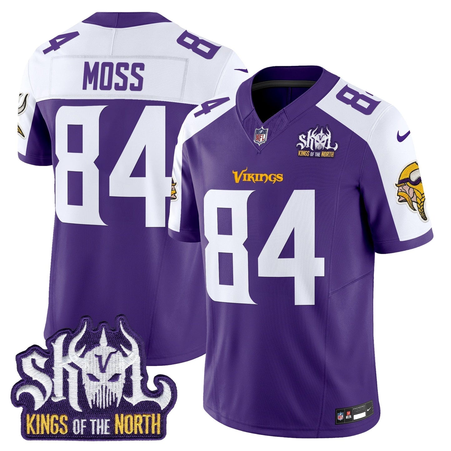 MIN King Of The North Patch Vapor Limited Jersey V2 - All Stitched-DTD