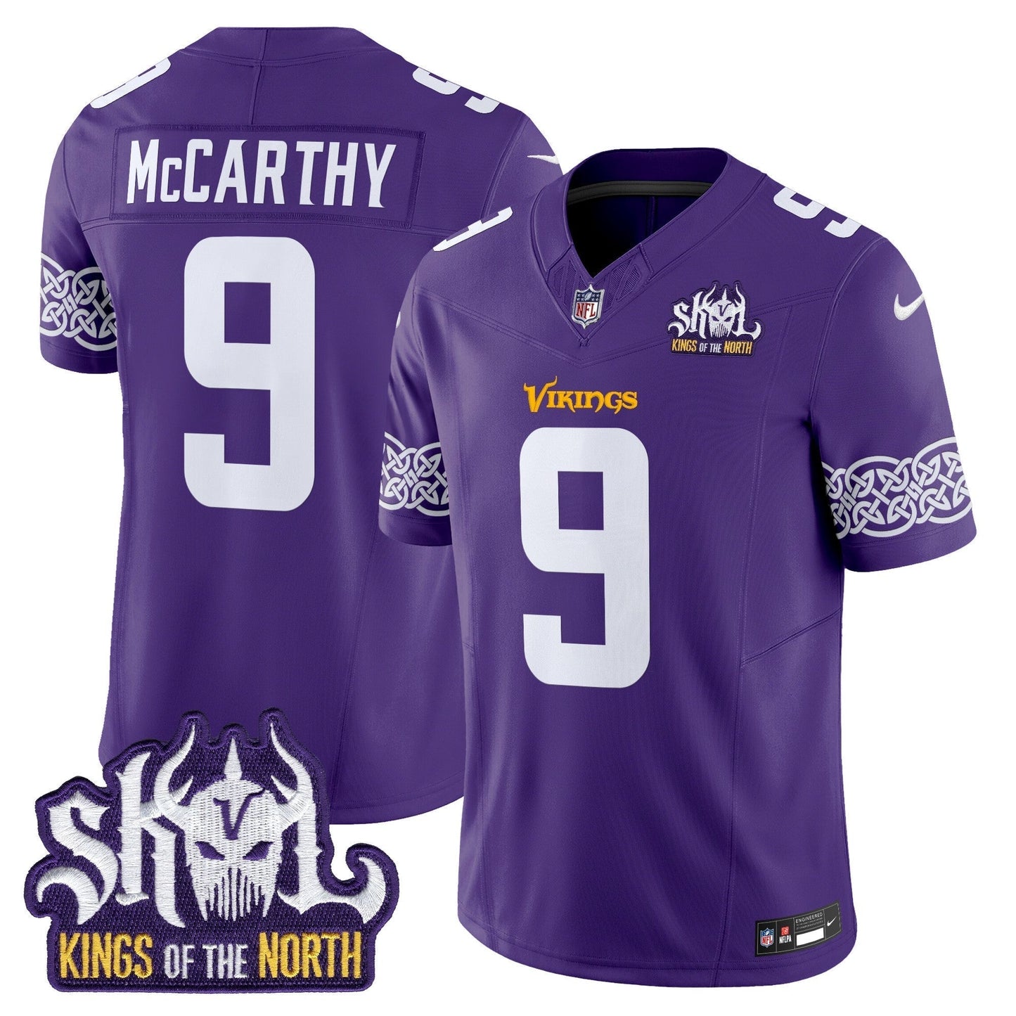MIN King Of The North Patch Vapor Limited Jersey V2 - All Stitched-DTD