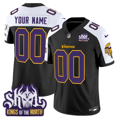 MIN King Of The North Patch Throwback Vapor Limited Custom Jersey V2 - All Stitched-DTD